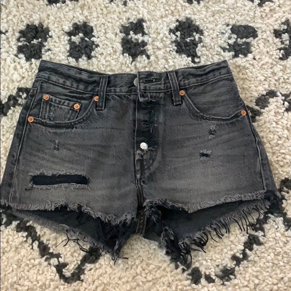Levi 501 denim cutoffs. Size 24!